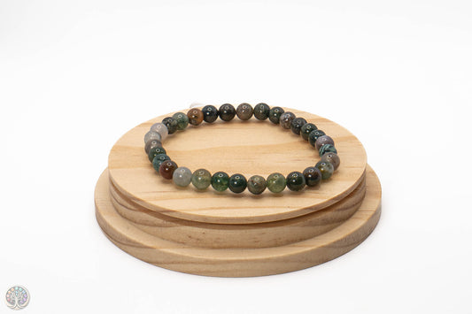 Bracelet en Agate Indienne - 18 cm / 6mm