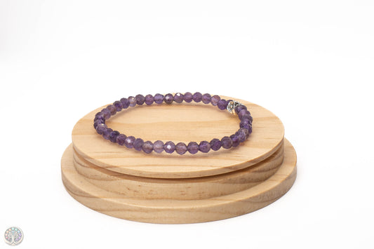 Bracelet en Améthyste - 18 cm / 4mm