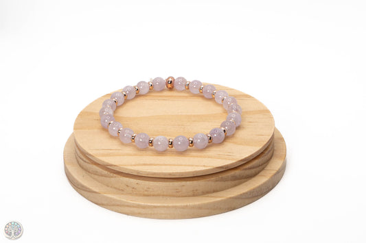 Bracelet en Améthyste Lavande - 18cm / 6mm