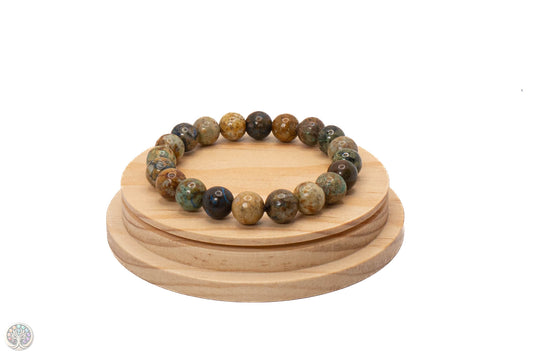 Bracelet en Chrysocolle - 18 cm / 10 mm