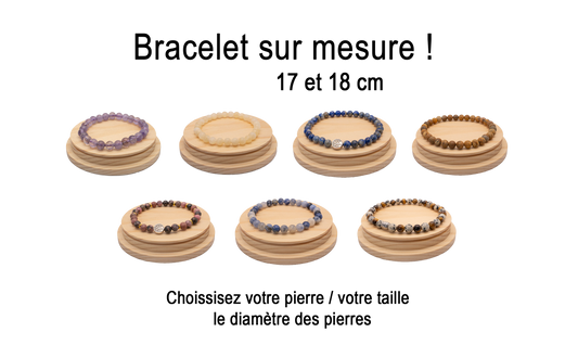 2 - Votre bracelet sur mesure en 17 cm ou 18 cm !