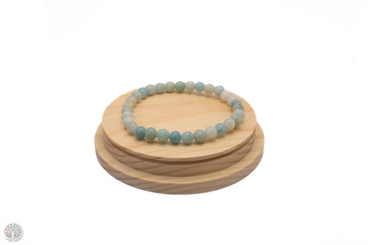 Bracelet en Amazonite / 18 cm en 6 mm