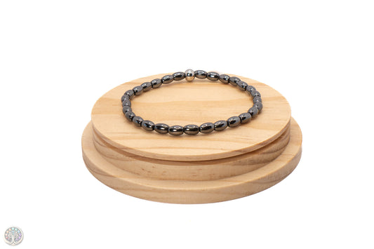 Bracelet en Hématite - 18 cm / 6mm