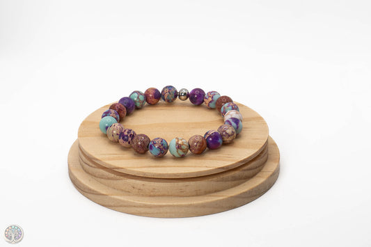 Bracelet en Jaspe Impérial - 18cm / 8mm